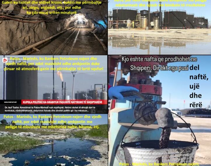 Oligarchische Konzessionsinhaber haben Albanien in tiefste Armut gestürzt, bald wird kein Öl mehr aus unserem Untergrund gefördert werden...