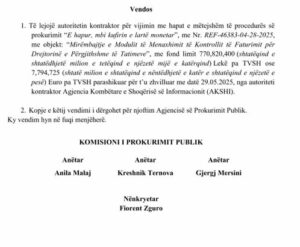 AKSHI  shkundet  në SPAK  KPP zhbllokon tenderin e radhës 7 7 milionë euro  si u pezullua për gjashtë muaj një nga 