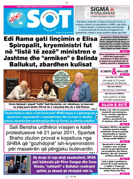 Sot në Print   19 janar 2026